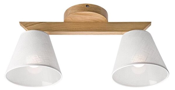 Lustr ANTONIO 2xE14/40W/230V, montaj plafon, stejar