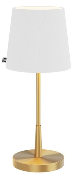 ByRydens 4002730-6501 - Lampă de masă LUMI 1xE27/8W/230V alb/auriu 48,5 cm