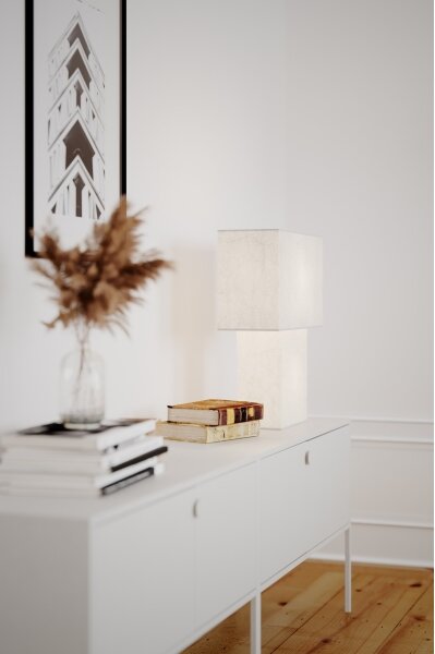 ByRydens 4024610-5000 - Lampă de masă iSQUARE 1xE27/8W/230V albă