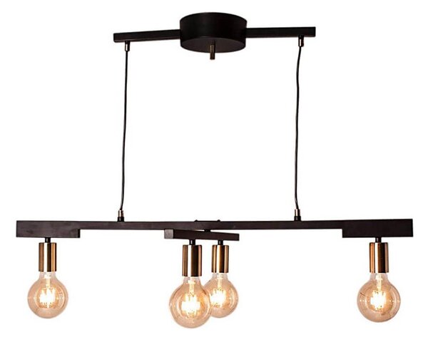 ByRydens 4201030-4002 - Lustru suspendat pe cablu ZEONA 4xE27/5W/230V