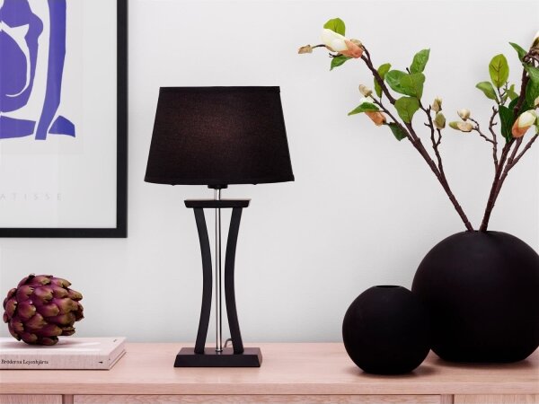 Cottex B2418SV - Lampă de masă NEW CHELSEA 1xE14/40W/230V, neagră