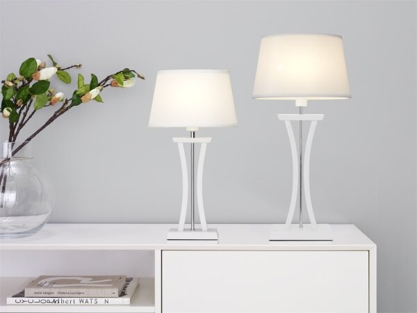 Cottex B2429V - Lampă de masă NEW CHELSEA 1xE14/40W/230V albă