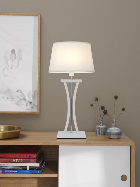Cottex B2429V - Lampă de masă NEW CHELSEA 1xE14/40W/230V albă