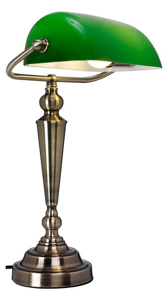 Lampă de birou THE BANKER Cottex B1019AGR 1xE27/60W/230V