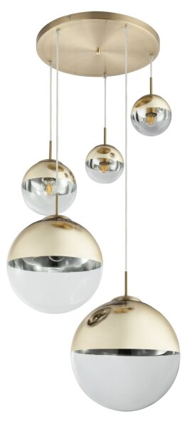 Globo - Lustră pe cablu 5xE27/60W/230V