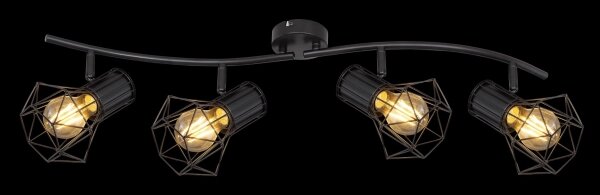 Globo 54017-4 - Lampă spot PRISKA 4xE27/40W/230V