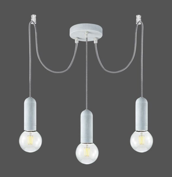 Leuchten Direkt 14776-22 - Lustră pe cablu TURN ME 3xE27/60W/230V