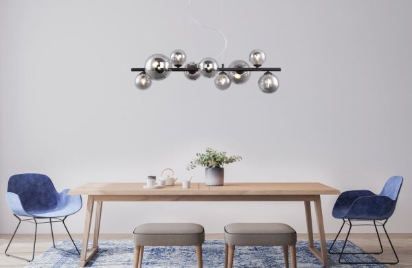 Globo 56133-9H - Lustră LED pe cablu RIHA 9xG9/3W/230V