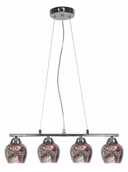 Lustră pe cablu SIRIUS 4xE27/60W/230V