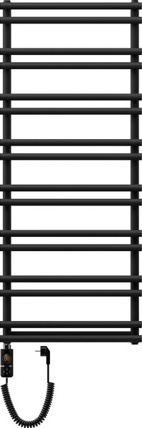 Mexen Saturn, element electric de încălzire 1200 x 500 mm, 600 W, negru, W108-1200-500-2600-70