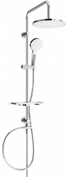 Set dus Mexen T05 cu cap superior 22,5 cm, crom/alb, 798050593-00