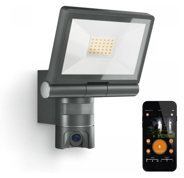 Proiector LED cu senzor și cameră LED/21W/230V IP44 Steinel 065294