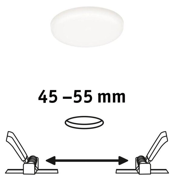 Paulmann 92390 - LED/4,5W IP44 Lampă încastrată baie VARIFIT 230V