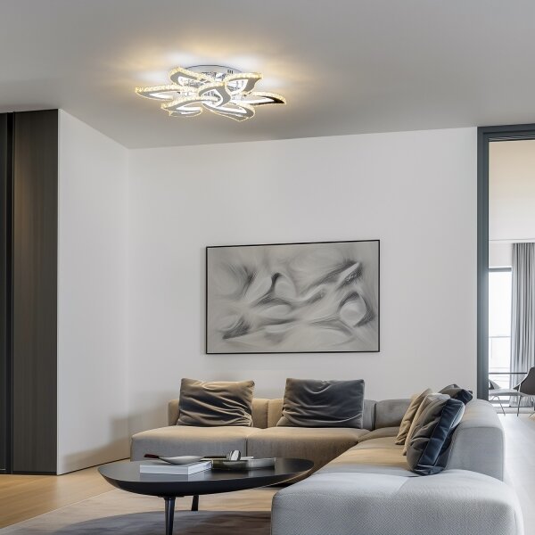 Lustră LED dimabilă aplicată Brilagi TWIST LED/180W/230V 3000-6500K + telecomandă