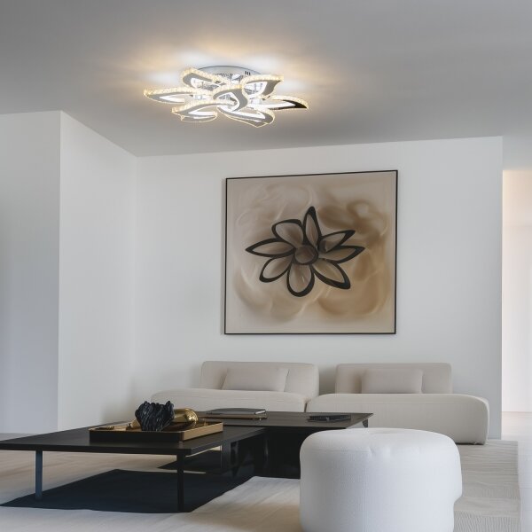 Lustră LED dimabilă aplicată Brilagi TWIST LED/180W/230V 3000-6500K + telecomandă