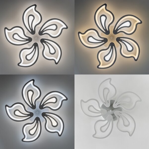 Lustră LED dimabilă aplicată Brilagi TWIST LED/125W/230V 3000-6500K + telecomandă