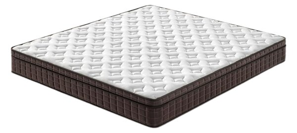 Saltea ZERO GRAVITY, 7 zone de confort, Arcuri Individuale, spumă poliuretanică elastică, spumă cu memorie, husă cu efect antialergic, superortopedică, Grosime 27 cm, 80x200
