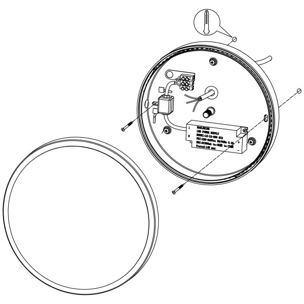 Eglo 98712 - Aplică LED de exterior MONGODIO LED/11,5W/230V IP44