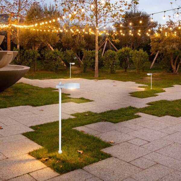 Lampă LED de exterior, 7 W, 230 V, 3000 K, IP65, albă, 102 cm