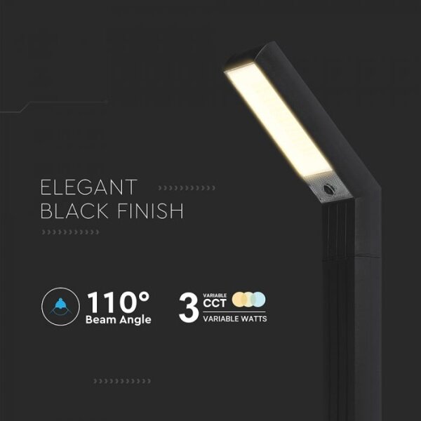 Lampă solară LED 2-în-1, 1,5 W, 3,7 V, IP65, 1500 mAh