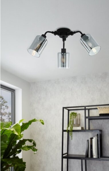 Eglo 43308 - Lustră aplicată FORESTBURG 3xE27/40W/230V