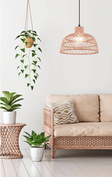 Eglo 43285 - Lustră pe cablu AUSNBY 1xE27/40W/230V