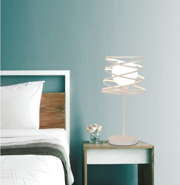 Lampă de masă AKITA 1xE14/40W/230V alb