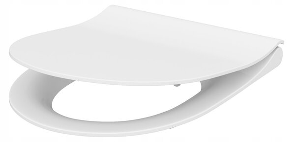 Cersanit Mille - Vas de toaletă suspendat CleanOn cu scaun SLIM cu cădere lentă din duroplast, SET B291, alb, S701-453