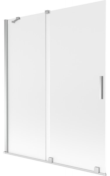 Mexen Velar, paravan de baie glisant cu 2 aripi 140 x 150 cm, sticlă mată 8 mm, crom, 896-140-000-31-01
