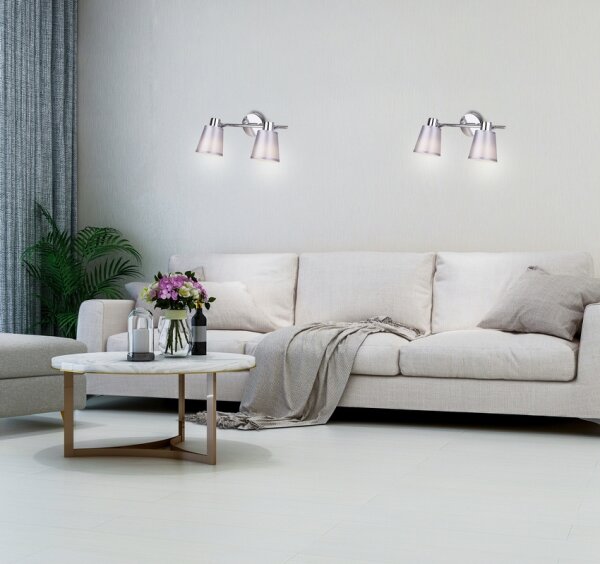 Aplică perete PIN 2xE14/40W/230V