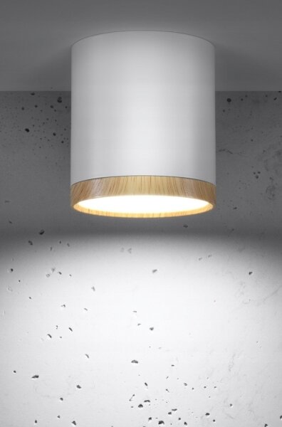 LED Plafonieră TUBA LED/5W/230V alb/bej