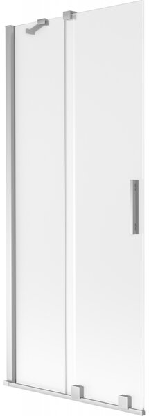 Mexen Velar, paravan de baie glisant cu 2 aripi 80 x 150 cm, sticlă mată 8 mm, crom, 896-080-000-31-01