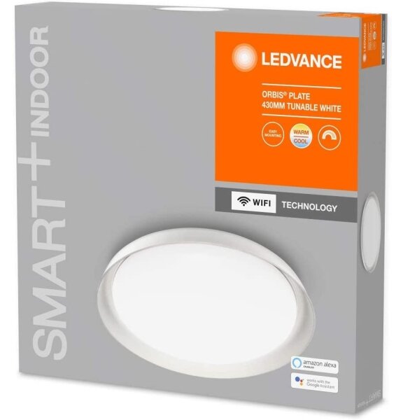 Ledvance - Lumină de plafon cu LED-uri de tip SMART + PLATE LED/24W/230V Wi-Fi