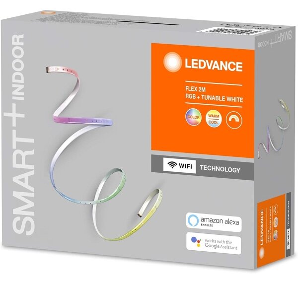 Ledvance - Bandă LED RGB+TW SMART+ FLEX 2m, 8,5W, 230V, Wi-Fi, dimabilă