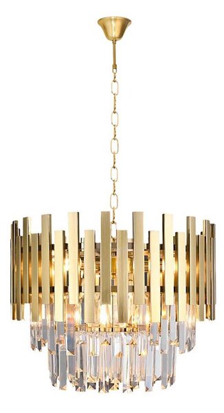 Lustră pe lanț ASPEN GOLD 6xE14/40W/230V