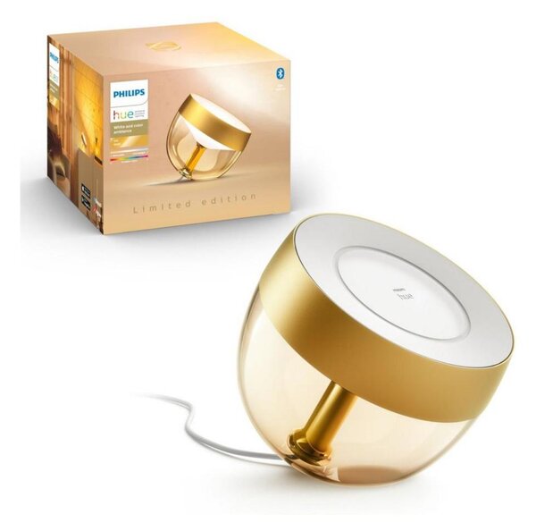 Philips Hue IRIS LED lampă de birou RGB dimabilă, 8,2W, 230V, aurie