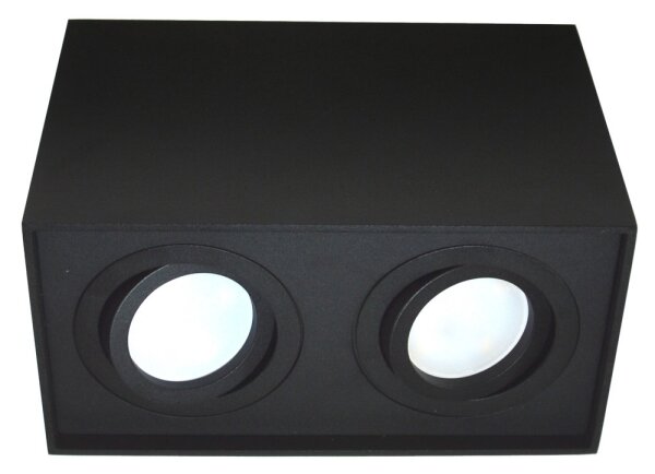 Lampă spot SIROCO 2xGU10/30W/230V negru