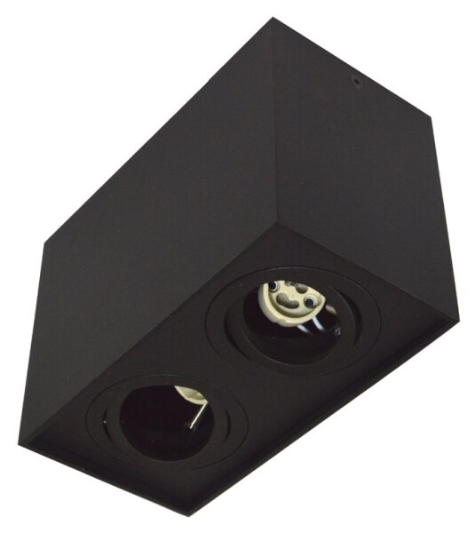 Lampă spot SIROCO 2xGU10/30W/230V negru