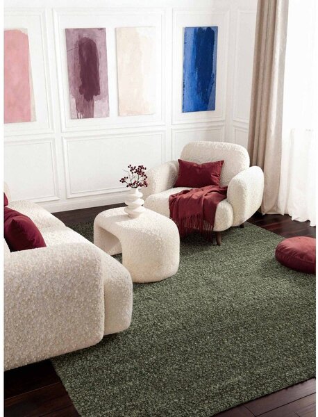 Covor verde țesut manual din material bouclé 120x170 cm Notting Hill Portobello – Ted Baker