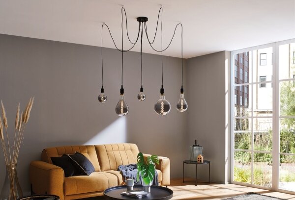 Paulmann 50389 - Lustră pe cablu NEORDIC 5xE27/20W/230V
