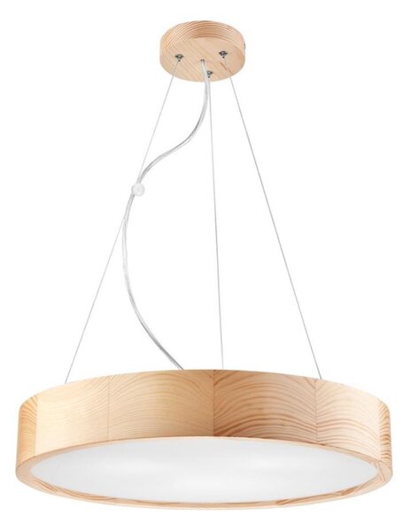 Lustr NATURAL 3xE27/60W/230V, 47 cm, lemn de pin