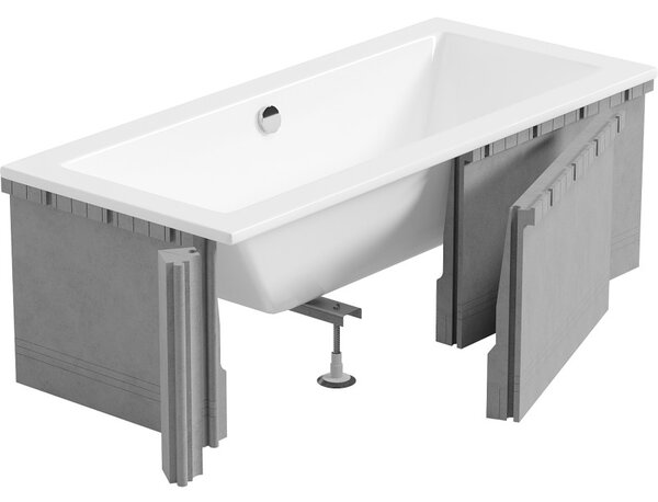 Mexen X-ST, capac din polistiren pentru cada dreptunghiulara 120-150 x 70-90 cm, alb, 55020-00