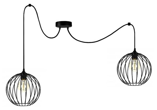 Lustră pe cablu MATT 2xE27/60W/230V