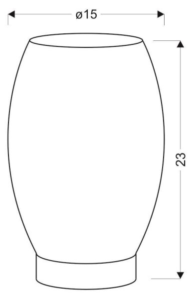 Lampă de masă Venus 1xE27/60W/230V negru/auriu