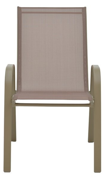 Scaun de Gradina Model Calan, Champagne, 55x75x90 cm