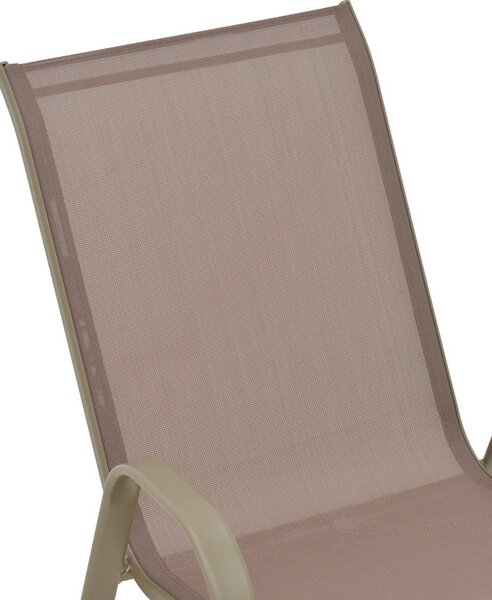 Scaun de Gradina Model Calan, Champagne, 55x75x90 cm