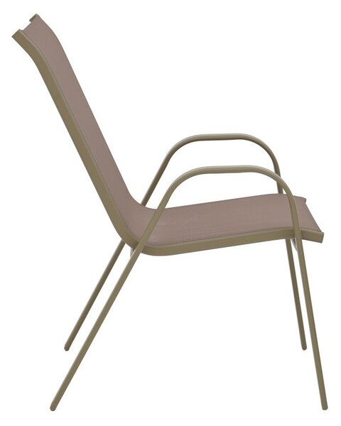 Scaun de Gradina Model Calan, Champagne, 55x75x90 cm