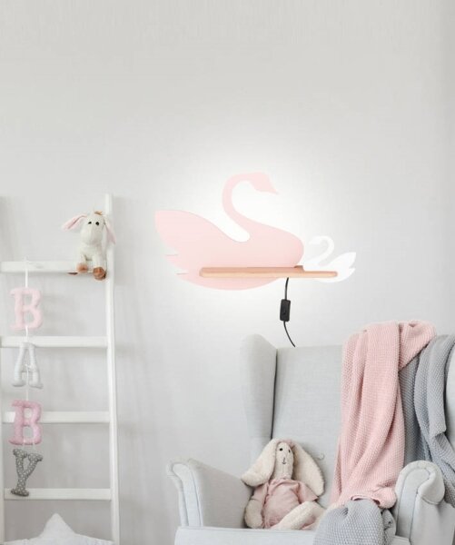 Aplică LED cu raft pentru copii SWAN LED/5W/230V