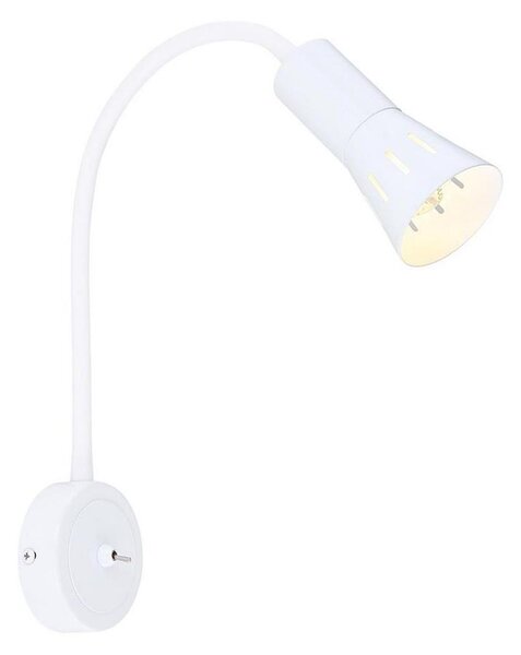 Veioză flexibilă ARENA 1xE14/40W/230V alb