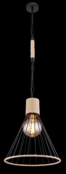 Lustră pe lanț Globo 15676H1 HALIA 1xE27/60W/230V
